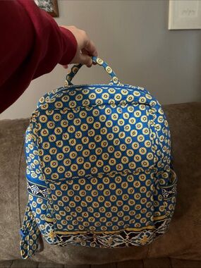 Ribiera Blue Vintage Vera Bradley Backpack
